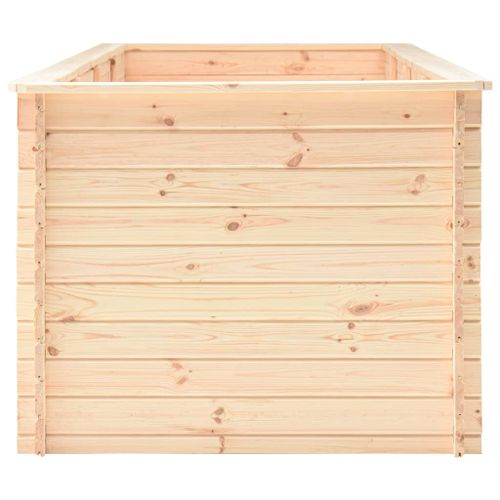 Lit surélevé de jardin 300x100x80,5 cm Bois de pin 19 mm - Photo n°3; ?>