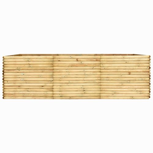 Lit surélevé de jardin 300x100x96 cm Bois de pin imprégné 19 mm - Photo n°2; ?>