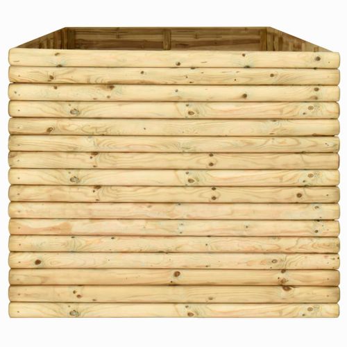Lit surélevé de jardin 300x100x96 cm Bois de pin imprégné 19 mm - Photo n°3; ?>