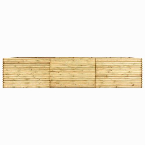 Lit surélevé de jardin 450x100x96 cm Bois de pin imprégné 19 mm - Photo n°2; ?>