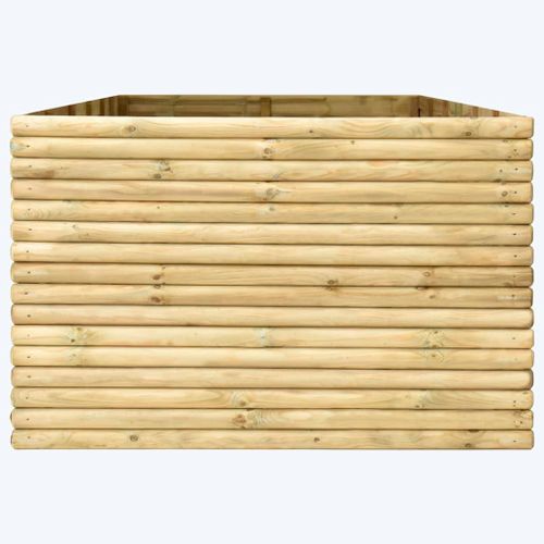 Lit surélevé de jardin 450x100x96 cm Bois de pin imprégné 19 mm - Photo n°3; ?>