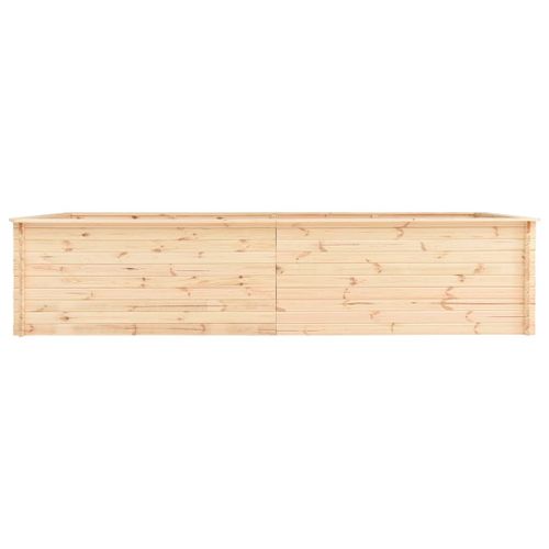 Lit surélevé de jardin 450x150x80,5 cm Bois de pin 19 mm - Photo n°2; ?>