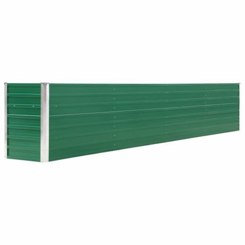 Jardinière Acier galvanisé 320x40x45 cm Vert - Photo n°2; ?>