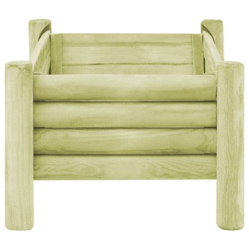 Lit surélevé de jardin Bois de pin imprégné 100x60x42 cm - Photo n°3; ?>