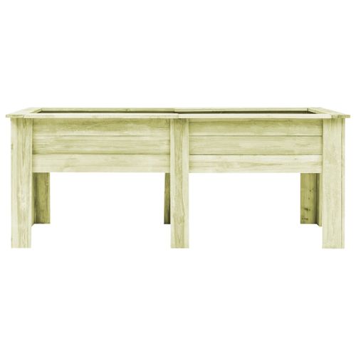 Lit Surélevé De Jardin Et Pieds 200x80x80 Cm Bois Scié Imprégné 8 Lit surélevé de jardin et pieds 200x80x80 cm Bois scié imprégné - Photo n°2; ?>