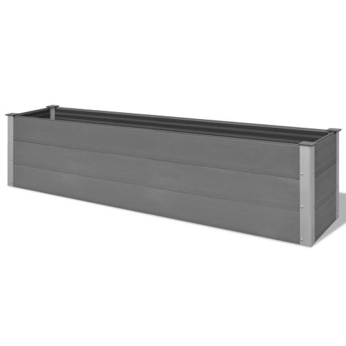 Lit Surélevé De Jardin WPC 195x50x54 Cm Gris 19 Lit surélevé de jardin WPC 195x50x54 cm Gris - Photo n°3; ?>
