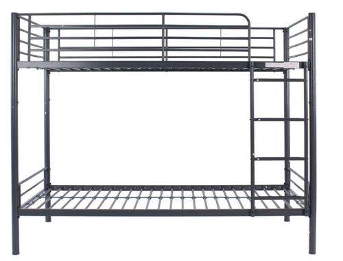 Lits superposés séparables métal gris Aliza 90x190 cm - Photo n°3; ?>