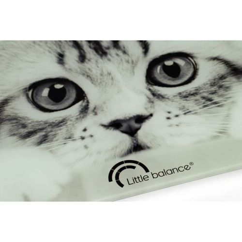 LITTLE BALANCE 8335 Paysage, Pese-personne, balance électronique, 180 kg / 100 g, Design The Cat - Photo n°3; ?>