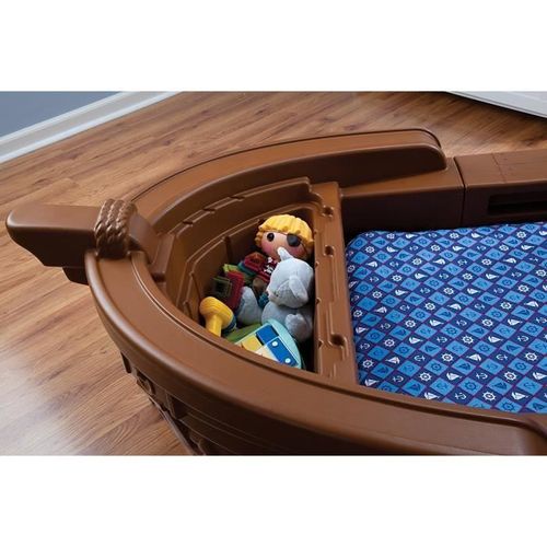 LITTLE TIKES - Lit Enfant Bateau de Pirate 177 x 102 x 89 cm - Matelas Inclus - Photo n°3; ?>