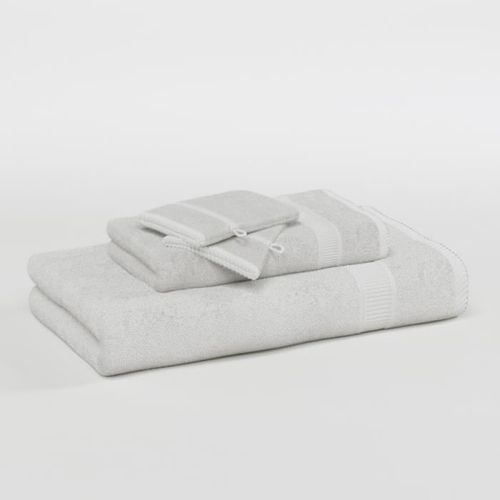 Lot de 1 drap de bain + 1 serviette + 2 gants ELEGANCE Blanc - Photo n°2; ?>