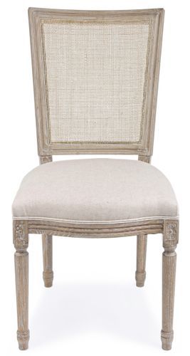 Lot de 2 chaises Lalia - Bois de Frêne naturel et tissu beige pour un style chic - Photo n°2; ?>