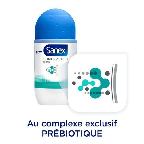Lot de 6 SANEX Déodorant BiomeProtect Dermo Hydratant Bille - 50 ml - Photo n°3; ?>