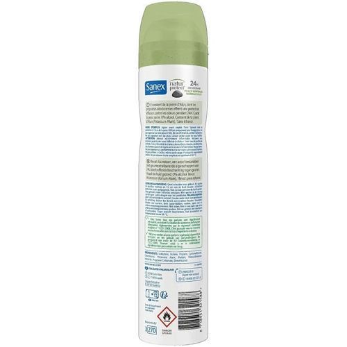 [Lot de 6] SANEX Déodorants Homme Spray Natur Protect - Peaux normales - 200 ml - Photo n°3; ?>
