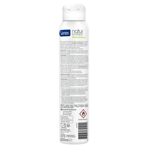 [Lot de 6] SANEX Déodorants naturels Natur Protect Fresh efficacité 48h Bambou spray - 200 ml - Photo n°3; ?>