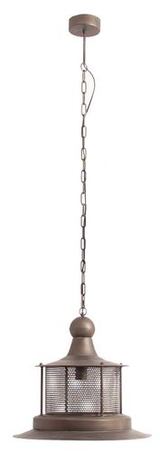 Lustre industriel métal noir patine Ferhat - Photo n°2; ?>