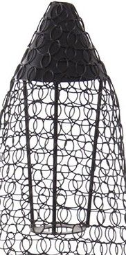 Lustre industriel métal noir Unal - Photo n°2; ?>