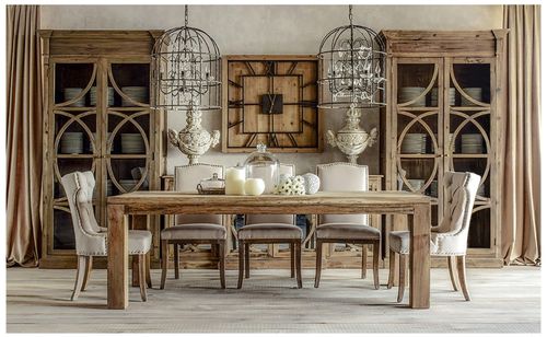 Lustre provençal métal et PVC marron vieilli Giany - Photo n°2; ?>