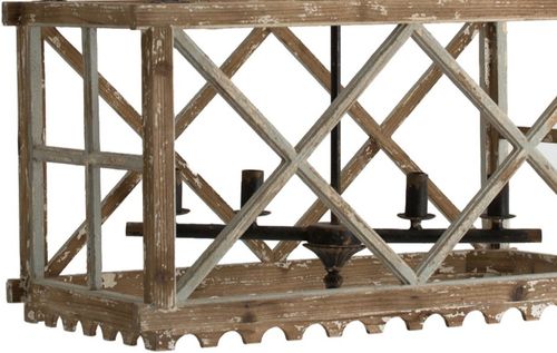 Lustre Vintage Métal Noir Et Pin Massif Clair Viken 6 Lustre vintage métal noir et pin massif clair Viken - Photo n°2; ?>