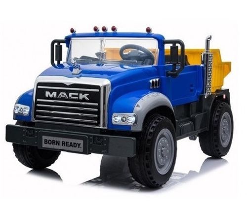 Mack bleu 2 places Camion enfant électrique - Photo n°2; ?>