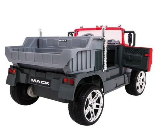 Mack rouge 2 places Camion enfant électrique - Photo n°2; ?>