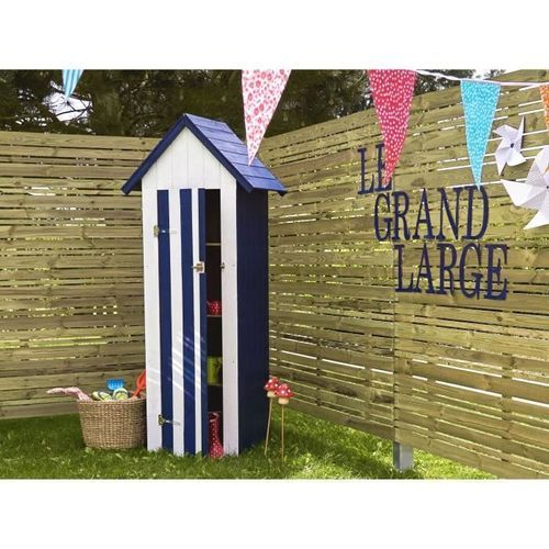 MADEIRA Armoire Opale en pin sylvestre traité autoclave - Photo n°3; ?>