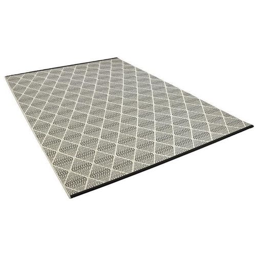MADRID Tapis style contemporain 200X290 cm Blanc / Noir - Photo n°3; ?>
