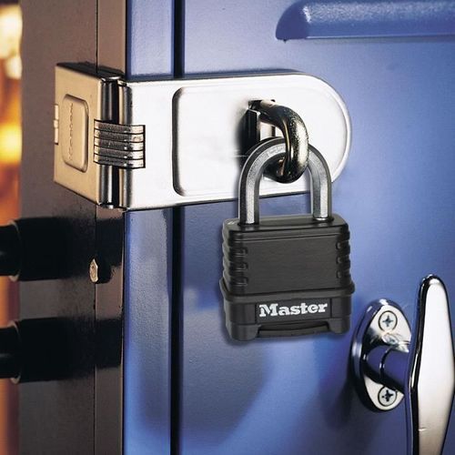 MASTER LOCK Cadenas Haute Sécurité [Combinaison] [Zinc] [Extérieur] M178EURD - Photo n°3; ?>