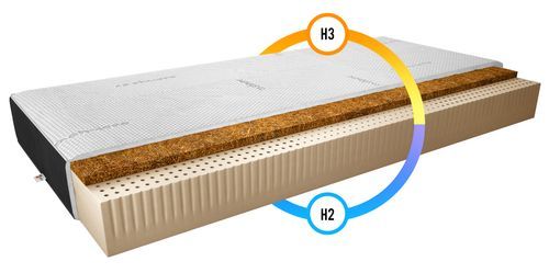 Matelas 12 cm en latex Diva - Soulagement optimal des maux de dos - Photo n°2; ?>