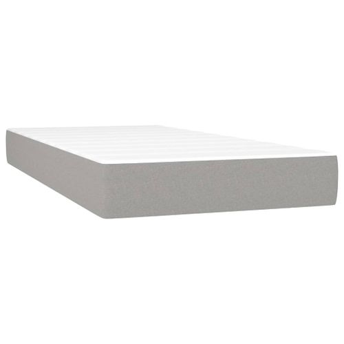Matelas De Lit à Ressorts Ensachés Gris Clair 90x190x20cm Tissu 16 Matelas de lit à ressorts ensachés Gris clair 90x190x20cm Tissu - Photo n°2; ?>