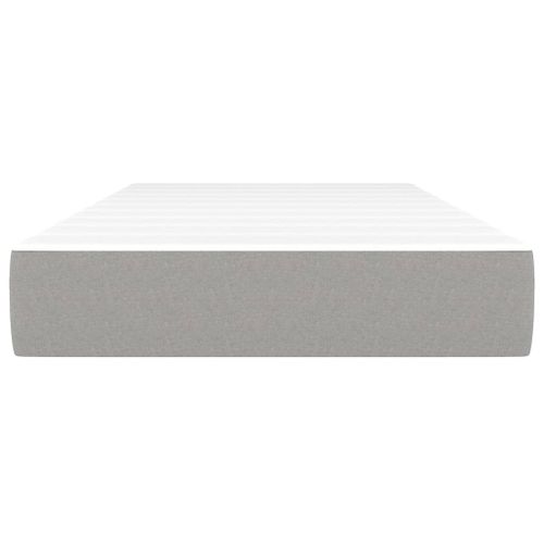 Matelas De Lit à Ressorts Ensachés Gris Clair 90x190x20cm Tissu 17 Matelas de lit à ressorts ensachés Gris clair 90x190x20cm Tissu - Photo n°3; ?>