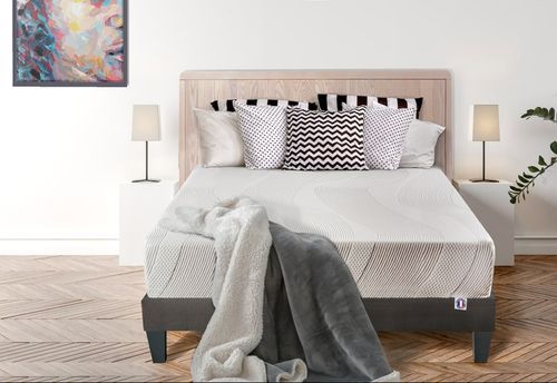 Matelas ferme 25 cm Paris - Mousse à mémoire de forme Air Optima confort et réspirabilité - Photo n°2; ?>