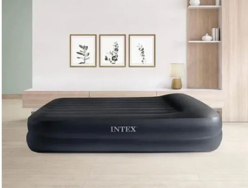 Matelas Intex 2 places gonflable électrique Airbed fibe - Photo n°2; ?>