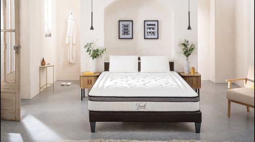 Matelas moelleux 25 cm à mémoire de forme et mousse hypersoft Tivoli – Confort extrême et soutien optimal - Photo n°3; ?>