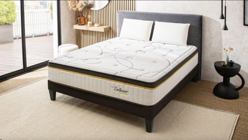 Matelas moelleux 31 cm Bellecour 3.0 – Hybride ressorts ensachés et mémoire de forme - Photo n°2; ?>