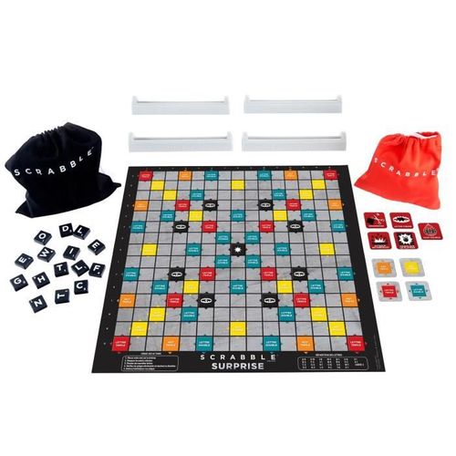 Mattel Games - Scrabble Surprise - Jeu de société et de lettres - Des 10 ans - Photo n°2; ?>