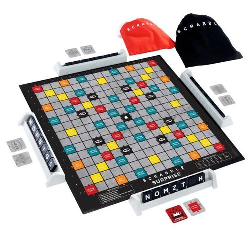 Mattel Games - Scrabble Surprise - Jeu de société et de lettres - Des 10 ans - Photo n°3; ?>