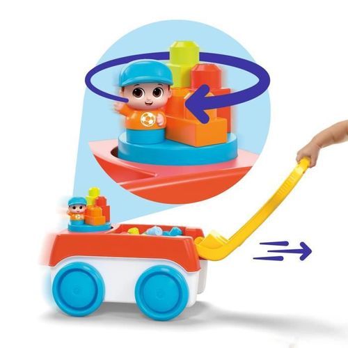 Mega Bloks - Tourni Wagon - jouet de construction - 1er age - 12 mois et + - Photo n°3; ?>