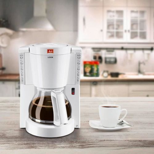 MELITTA Look IV 1011-01 Cafetiere Blanche - Photo n°2; ?>