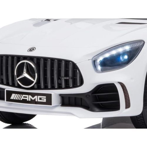 Mercedes GT-R AMG Blanc 12V Roues gomme + Télécommande - Photo n°3; ?>