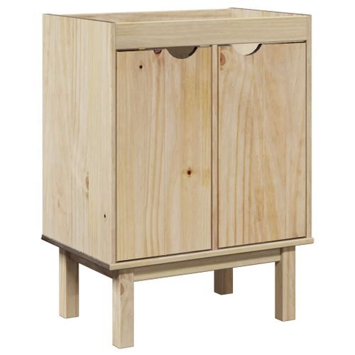 Meuble de lavabo de salle de bain OTTA 59x40x80 cm bois massif - Photo n°2; ?>