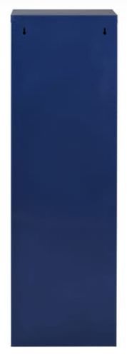 Meuble de rangement 4 tiroirs métal bleu nuit nacré Nolan - Photo n°3; ?>