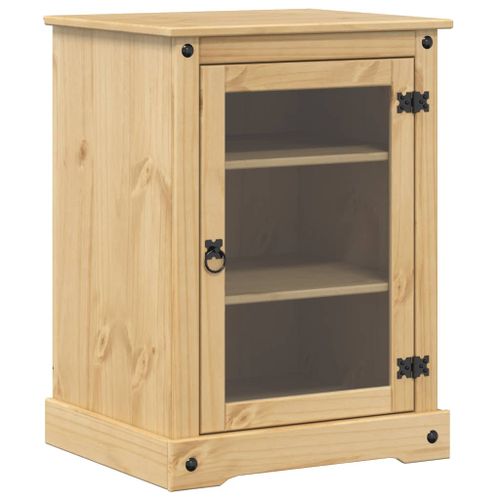 Meuble HiFi Corona 60x50x82 cm bois de pin massif - Photo n°2; ?>