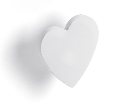 Meuble penderie bleu avec miroir sans pieds et patère coeur blanc - Photo n°2; ?>