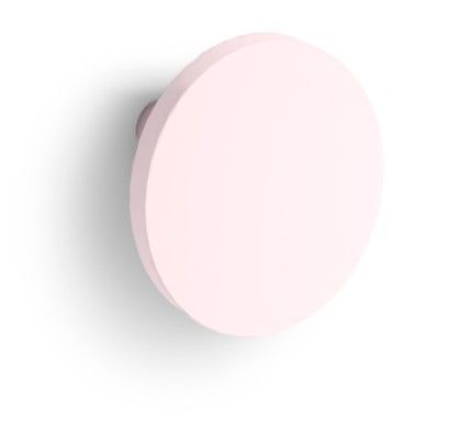 Meuble penderie rose avec miroir sans pieds et patère ronde rose - Photo n°2; ?>