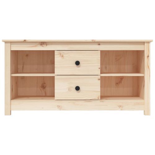 Meuble TV 103x36,5x52 cm Bois de pin massif - Photo n°3; ?>