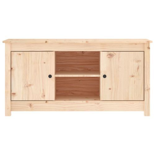 Meuble TV 103x36,5x52 cm Bois de pin massif - Photo n°3; ?>