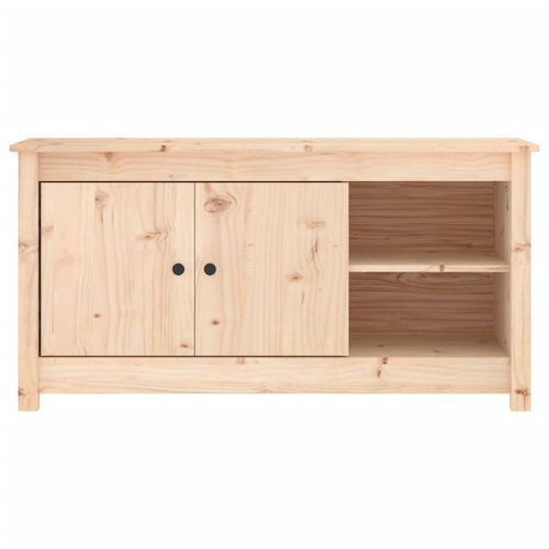 Meuble TV 103x36,5x52 cm Bois de pin massif - Photo n°3; ?>