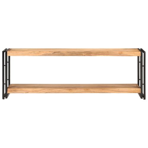 Meuble TV 120x30x40 cm Bois d'acacia massif 2 - Photo n°2; ?>