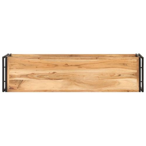 Meuble TV 120x30x40 cm Bois d'acacia massif 2 - Photo n°3; ?>