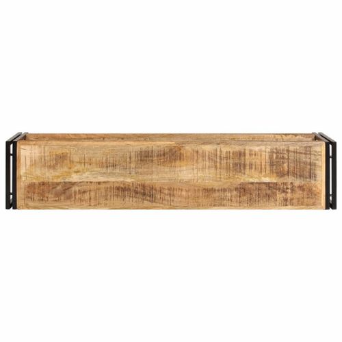 Meuble TV 150 x 30 x 40 cm Bois massif de manguier - Photo n°3; ?>